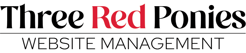 Three Red Ponies Website Management